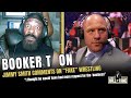Booker T Reacts to Jimmy Smith's Comments About Playing a Commentator on TV and "Fake" Fights