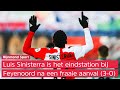 Zo klonk de 3-0 van Luis Sinisterra bij Feyenoord-Willem II op Radio Rijnmond
