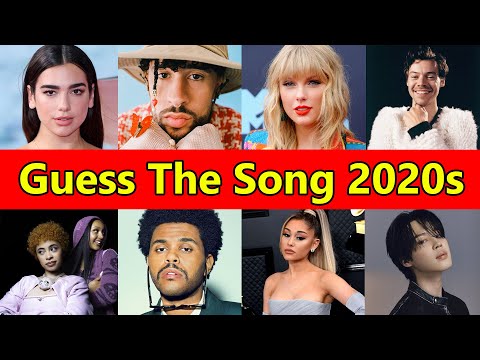Guess the Top 50 Most Popular Songs of 2020s  🎵 | Music Quiz Video