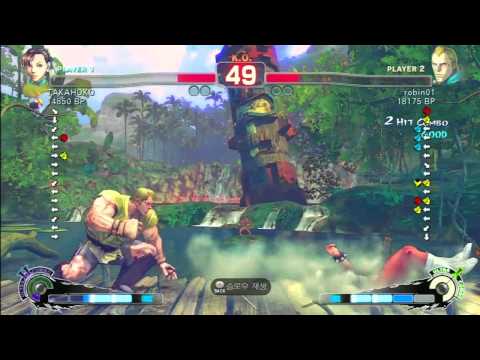 SSF4 Rank Match  TAKAHOKO (CH)  vs  robin01 (AB)