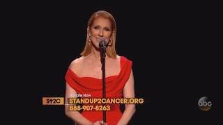 Celine Dion - Recovering (Live on Stand Up To Cancer, September 9th 2016)