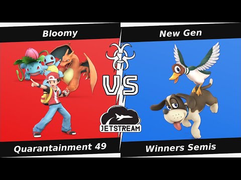 Quarantainment 49 Winners Semis - Bloomy (PKM Trainer) Vs. New Gen (Duck Hunt) Smash Ultimate - SSBU