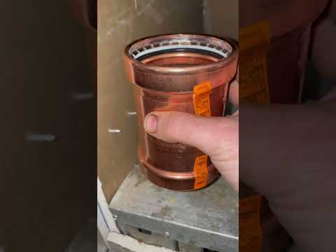 3 inch propress #plumbingvideos #plumbing #viega @ViegaLLC #milwaukee #megapress #propress