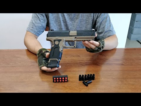 SIG Sauer P320 Soft Bullet Toy Gun Unboxing 2022 -  Shell Ejection Pistol