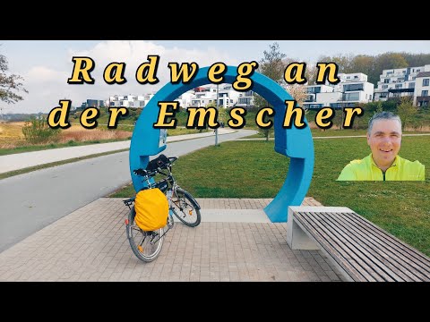 Radweg an der  Emscher