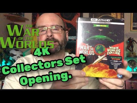 4K Collectors Set Opening.  WAR OF THE WORLDS ( 1953 ) & When Worlds Collide Blu-ray.