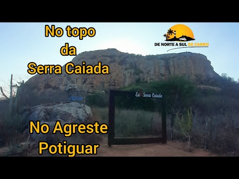 No topo da Serra Caiada-RN