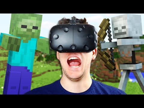 VR Minecraft Experience! - Vivecraft Gameplay - Vivecraft VR HTC Vive