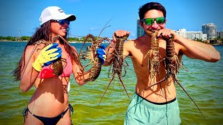 Mini Lobster Season in Miami (these docks were loaded)