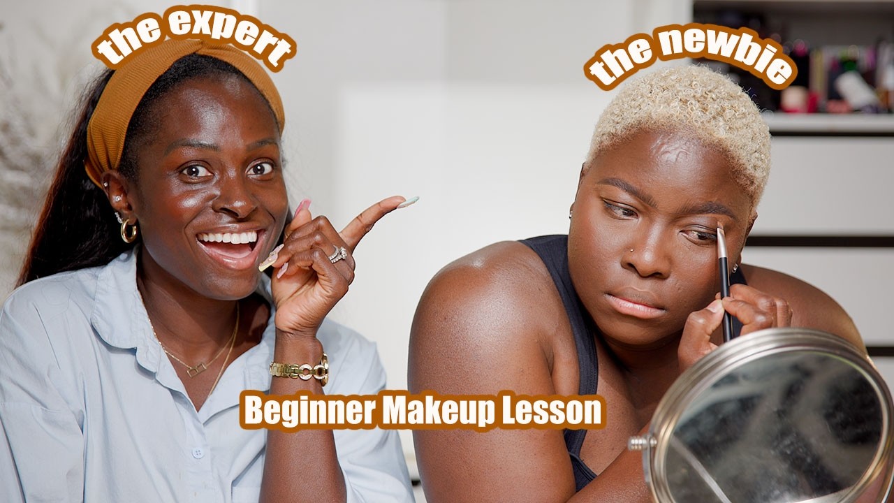 Makeup Lesson For A Total Beginner! 🫣