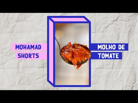 MOLHO DE TOMATE | Mohamad Hindi | #shorts | #EuMeCuido