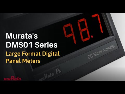 Murata's DMS01 Large Format Panel Meters