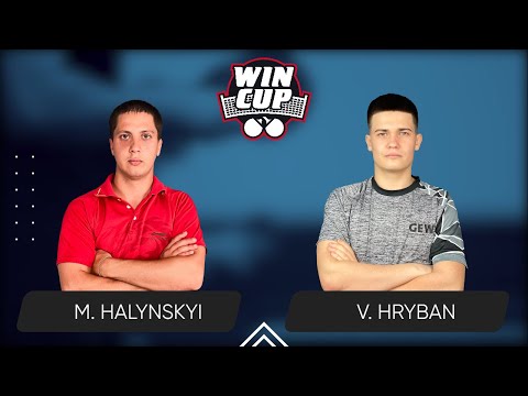 23:15 Mykola Halynskyi - Vadym Hryban West 6 WIN CUP 09.01.2024 | TABLE TENNIS WINCUP