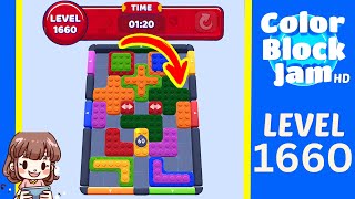 Soluzione del Livello 1660 di Color Block Jam