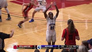 High School Girls Basketball: Stillwater vs. Hopkins video