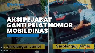 Viral Mobil Dinas CR-V Ganti Pelat Nomor di SPBU, Ternyata Milik Pimpinan DPRD di Jambi