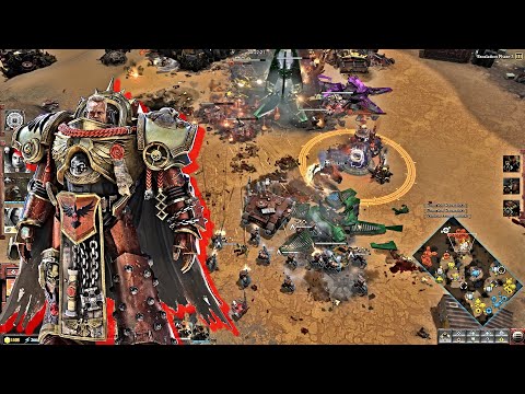 Blood Ravens vs Savage Orks | 3 vs 3 Battle | Warhammer 40k  Dawn of War 3 Gameplay