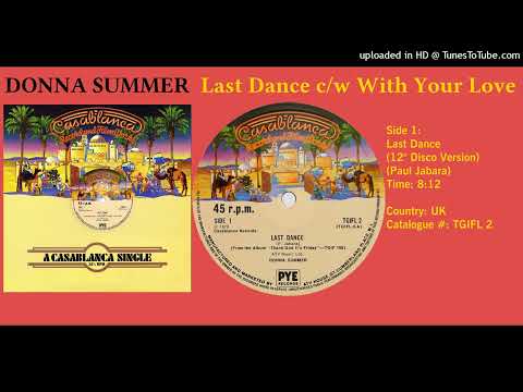 Donna Summer -  Last Dance (12''  Version)