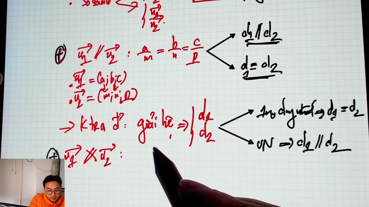 PHƯƠNG TRÌNH ĐƯỜNG THẲNG BUỔI 3 (DẠNG  : VỊ TRÍ TƯƠNG ĐỐI , GÓC GIỮA HAI ĐƯỜNG THẲNG)