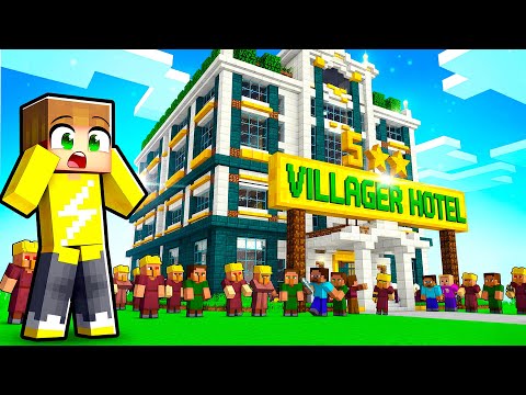 Villagers Openen Een Hotel In Minecraft (Survival)