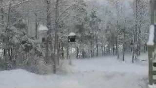 preview picture of video 'Snowy day at the Wallace River, Nova Scotia'
