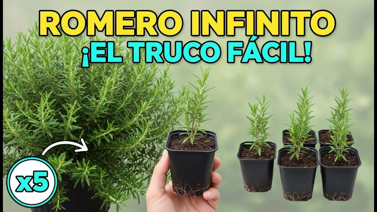 Cómo tener romero infinito en casa sin esfuerzo