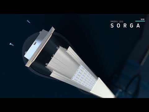 LED Profile SORGA - Architectural - Recessed - Plaster in - profile.