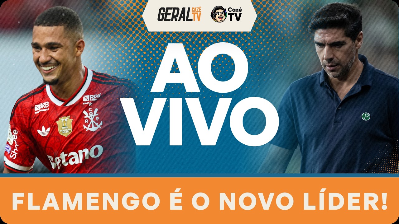 FLAMENGO ASSUME A LIDERANÇA DO BRASILEIRÃO E ABEL FERREIRA MANDA RECADO | GERAL CAZÉTV