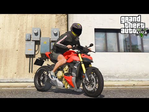 DUCATI PANIGALE V4 STREETFIGHTER MOTOR TERKENCANG DUNIA MANTAP - GTA V MOD INDONESIA EPISODE SPESIAL