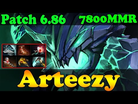 Dota 2 - Patch 6.86 : Arteezy 7800 MMR Plays Outworld Devourer Vol 2 - Ranked Match Gameplay!