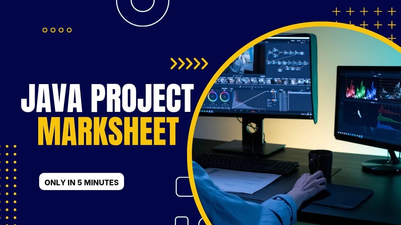 java projects | NetBeans project | Student Marksheet project