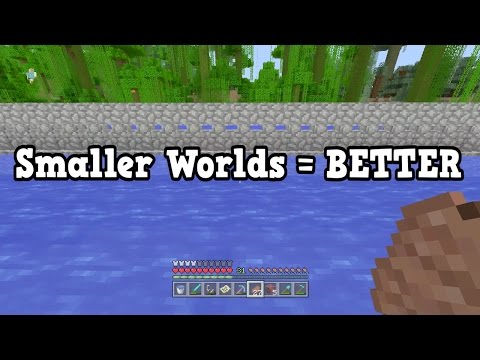 Minecraft Console - Why Smaller Worlds Are BETTER?!
