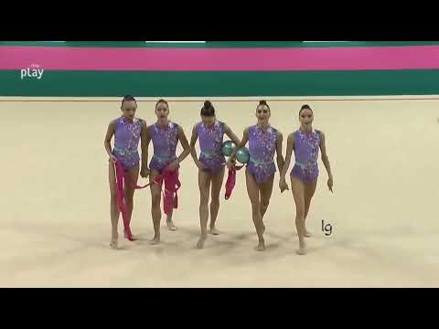 Group Bulgaria 2 Balls 3 Ribbons AA Qualification World Challenge Cup Pamplona 2022