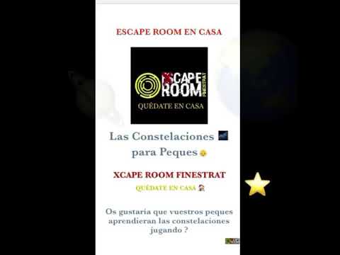 Escape Room para peques - Astronomía