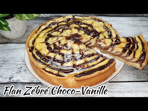 Flan Pâtissier zébré CHOCO VANILLE