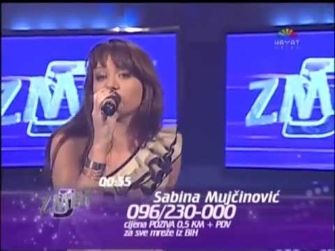 Sabina Mujčinović Top 34 ZMBT 5 Ko me zove