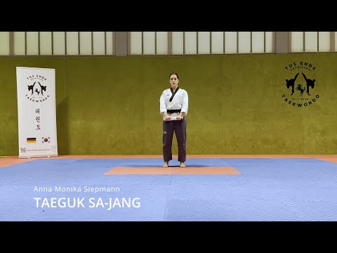 TuS Ende Taekwondo - WerWieWas: Poomsae Taeguk Nr. 4 (SA-JANG)