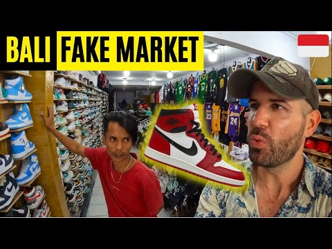 Bali Fake Market Spree 2023 🇮🇩 (Designer Air Jordans)