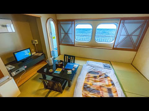 , title : '21-Hour Long-Distance Overnight Ferry Travel in a Deluxe Japanese-Style Room with Terrace'