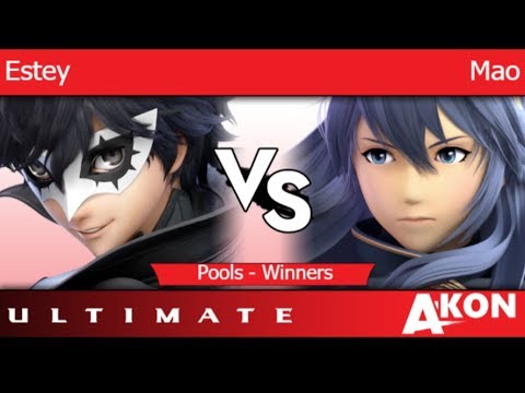 AKON 2019 - Estey (Joker) vs Mao (Lucina) Pools - Winners - SSBU