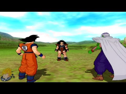 Dragon Ball Z Budokai Tenkaichi 2 - Goku & Piccolo Team Up Against Raditz