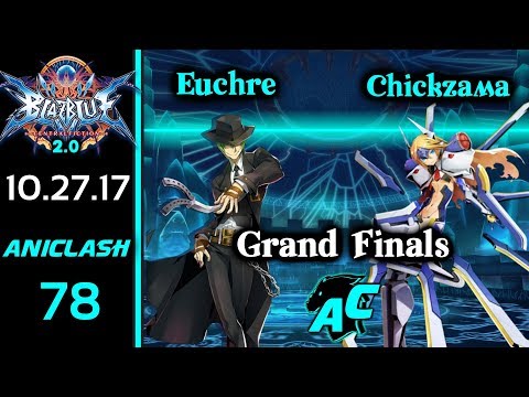 AniClash 78 - Euchre (Hazama) vs Chickzama (Hazama, Hibiki, Mu) Grand Finals - BBCF 2