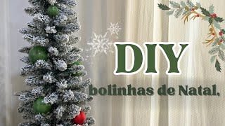 RENOVANDO AS BOLINHAS PARA O NATAL COM TINTA SPRAY - DIY FAÇA VOCÊ MESMO!