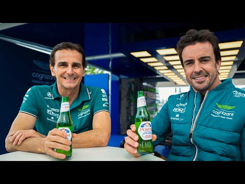 A PITSTOP WITH... Fernando Alonso and Pedro de la Rosa | Peroni Nastro Azzurro 0.0%