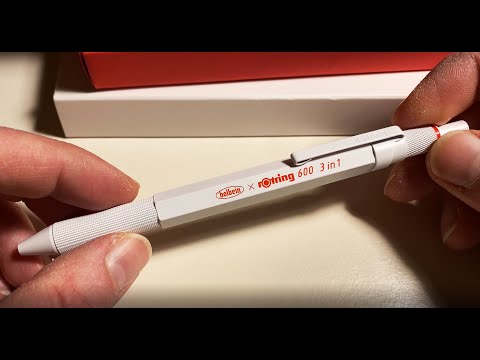 Rotring 600 Ballben Juodas tušinukas video