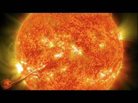 بالفديو….رصد انفجار غريب ونادر على الشمس