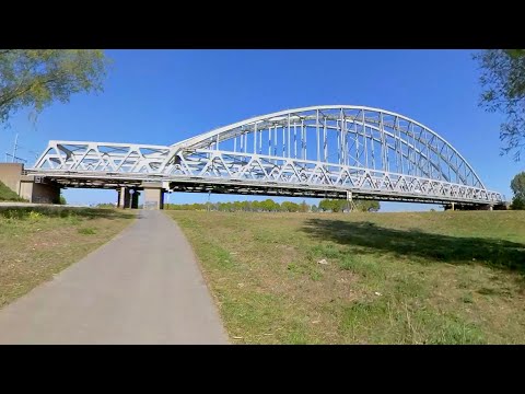 Fietsen Spoorbrug Diemerbos Weesp cinema standard format