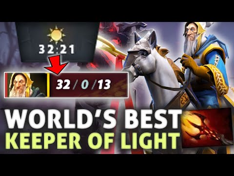World's Best Mid Keeper of the Light - 32 Kills EPIC KotL by Nine Dota 2