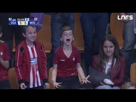 Gol Dani Saldise (5-5) Osasuna Magna - Movistar Inter. J26, 1Div. LNFS