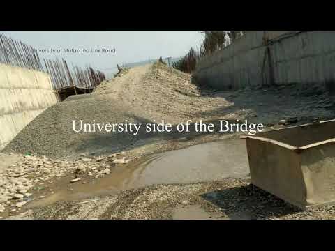 Malakand University Under Construction Link Road to Thana